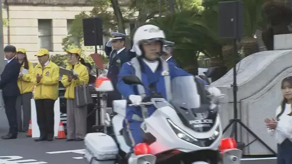 「愛知 ことしの交通事故死亡者43人で“全国ワースト” ｢自転車の青切符｣などルール徹底呼びかけ ｢春の全国交通安全運動｣」の画像