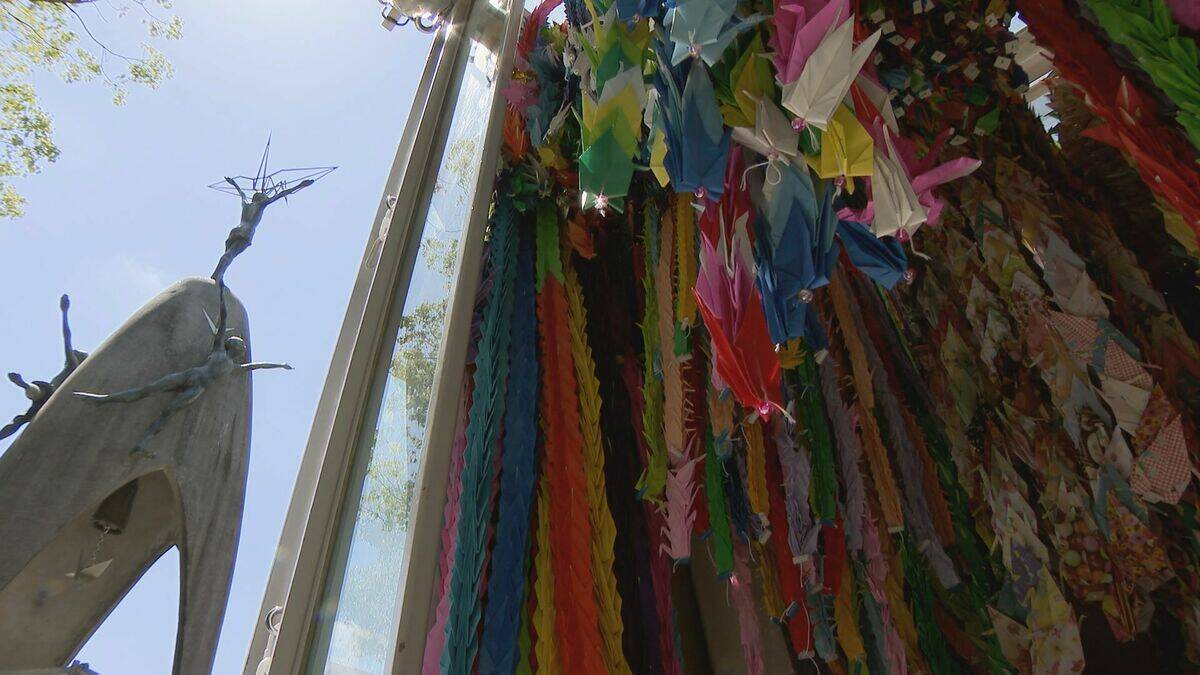 “平和の象徴”折り鶴…70年前に名古屋の女子高校生が広島に贈った千羽鶴がその始まりだった 原爆で亡くなった少女への思いをつなぐ【戦後80年】