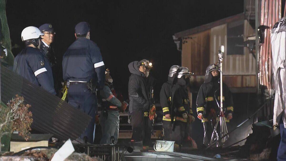 7人家族の住宅で火事 2人死亡 13歳三男と11歳長女か 「1階から出火して2階に逃げ遅れがいる」と通報 岐阜・関市