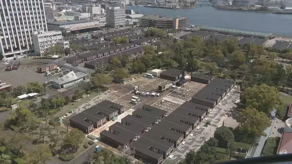 「なぜ？名古屋港に“大量のコンテナハウス” ｢最初はなんだろうと｣ アジア大会に向け準備着々も… 経費総額は当初の約3倍 3700億円に」の画像
