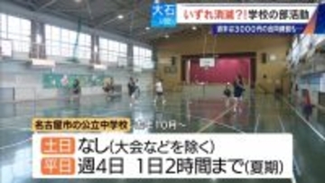 俳優 加藤晴彦さんが応援 ｢日本人選手がいなくなる｣ 学校の部活がなくなる!? “働き方改革”で…名古屋では月3000円の有料練習会も