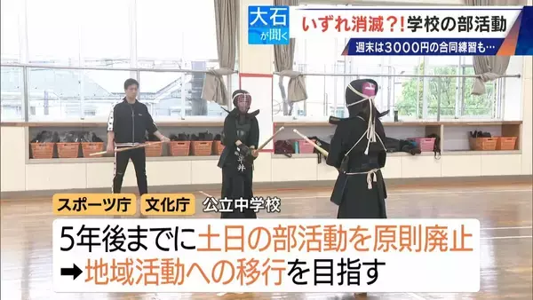 「俳優 加藤晴彦さんが応援 ｢日本人選手がいなくなる｣ 学校の部活がなくなる!? “働き方改革”で…名古屋では月3000円の有料練習会も」の画像