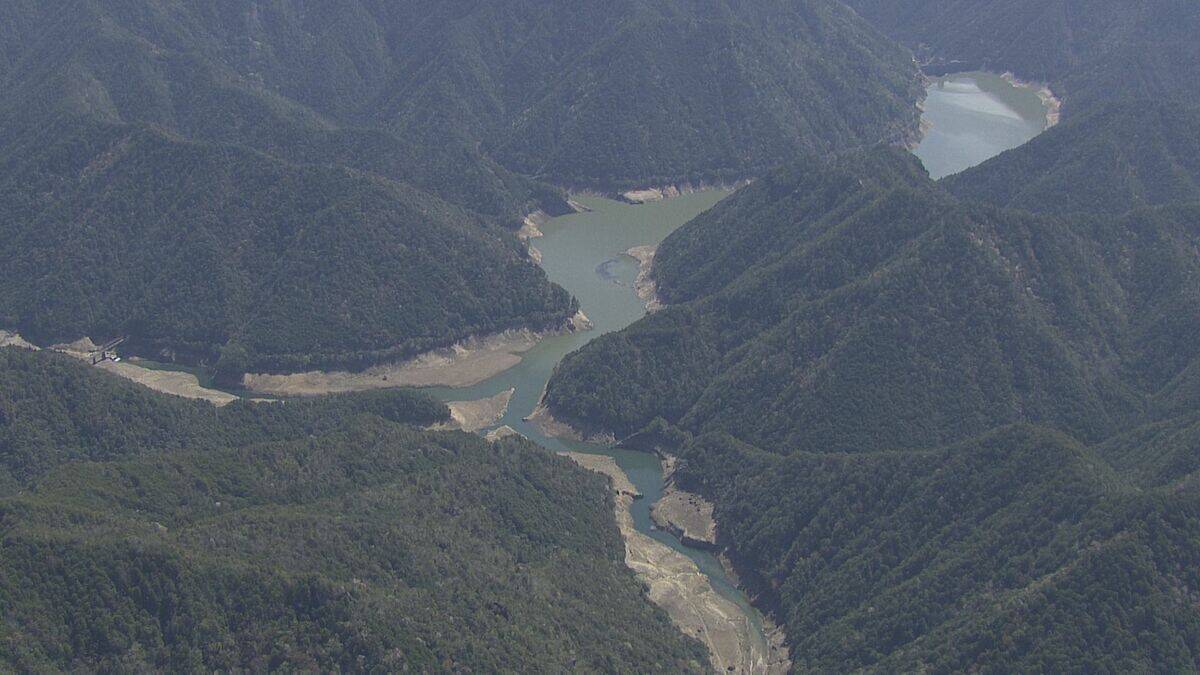 きょうから豊川用水 節水率緩和 水道用水30→20% 農業･工業用水50→40%に 最大の水源｢宇連ダム｣貯水率は38%まで回復 愛知