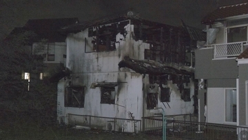 住宅が全焼し焼け跡から1人の遺体　4人家族の長男（19）と連絡取れず　愛知・岡崎市