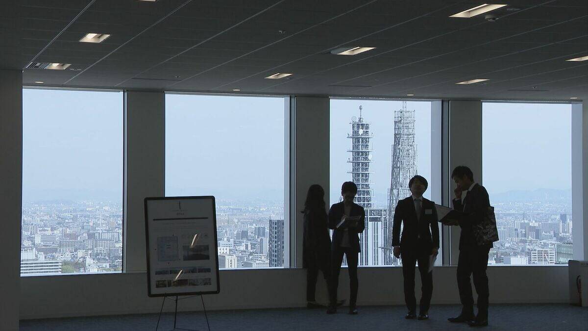 名古屋･栄で“最も高い”ビル ｢ザ･ランドマーク名古屋栄｣ 一部公開 地下鉄栄駅と直結 ｢100年愛されるプロジェクトに｣