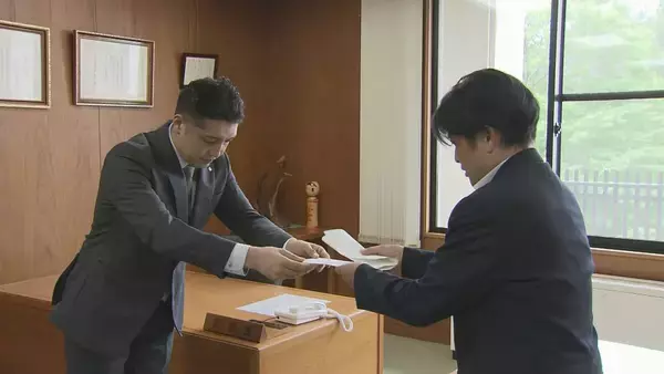 愛知･大治町長が辞職願を提出 出直し選挙への出馬意思は明らかにせず 前衆院議員の“事務所侵入”で事情聴取受ける