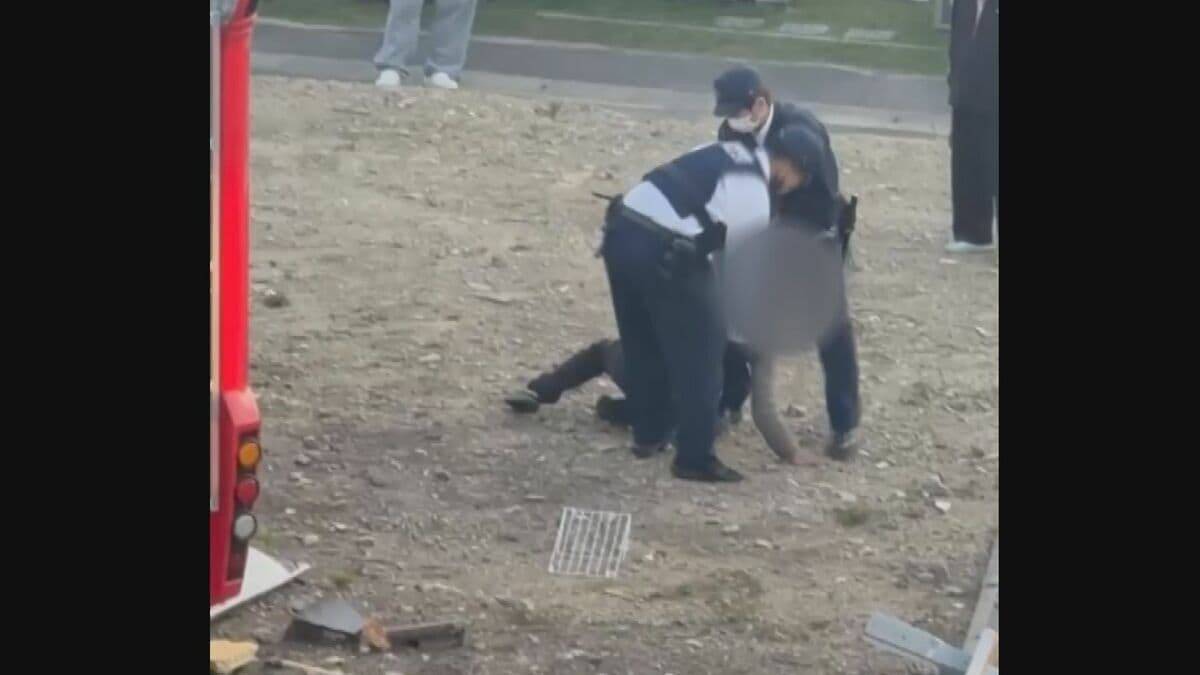 ｢金がなく消防車盗んで帰ろうと｣ 57歳男を逮捕 直前にはトイレの壁が焼ける不審火 約9キロ運転し事故…取り押さえられる