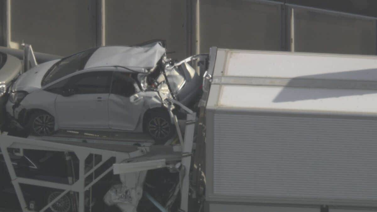 車4台が絡む事故 50代くらいの男性が意識不明 20代男性がケガ 伊勢湾岸道 豊明IC～名古屋南JCT 下り線で通行止め