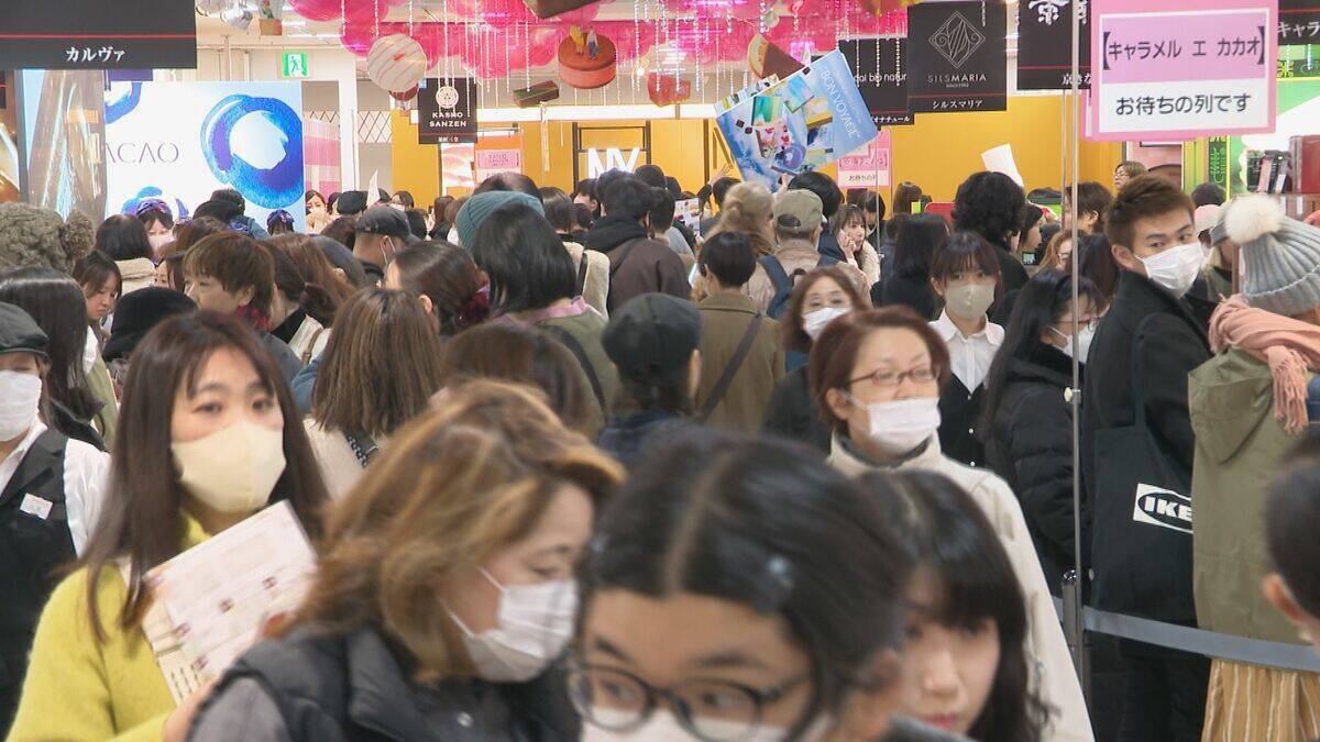 もはや“推し活”!? 名古屋で｢アムール・デュ・ショコラ｣開幕 ｢予算は10万｣｢神戸から来ました｣ ジェイアール名古屋タカシマヤ