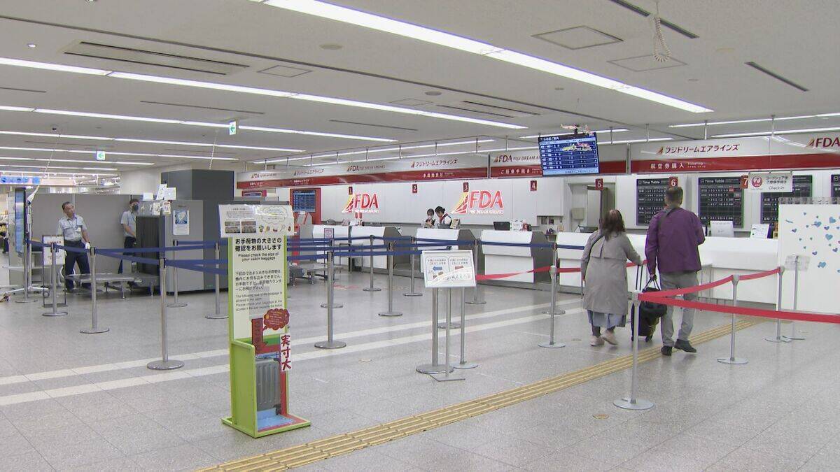 羽田空港の管制システム障害 東海地方にも影響 県営名古屋空港で約2時間半遅れ 中部空港では到着予定のJAL羽田便が欠航