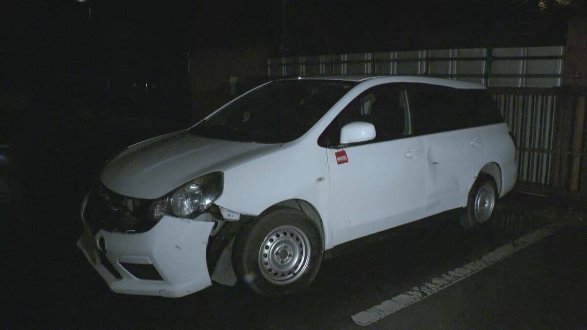 交差点でバイクとライトバンが衝突 バイクに乗っていた40代くらいの男性が意識不明の重体 愛知･東海市