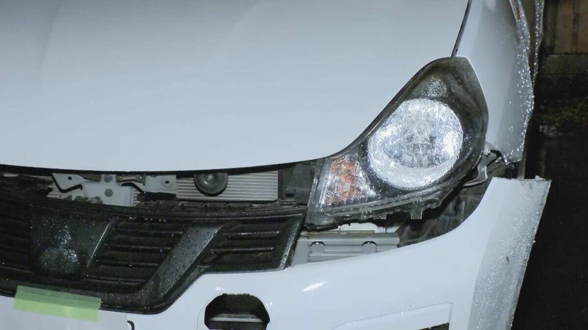 交差点でバイクとライトバンが衝突 バイクに乗っていた40代くらいの男性が意識不明の重体 愛知･東海市