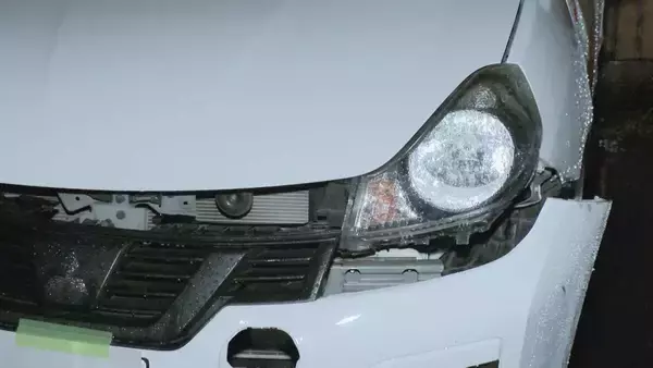 「交差点でバイクとライトバンが衝突 バイクに乗っていた40代くらいの男性が意識不明の重体 愛知･東海市」の画像