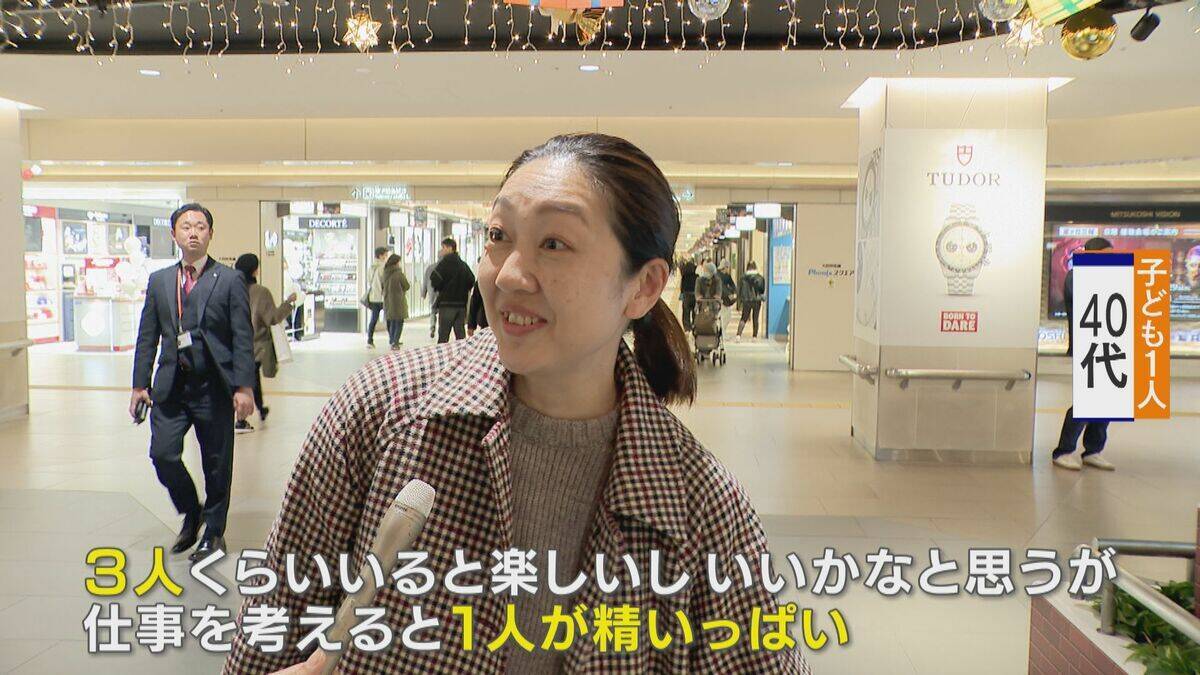 この1年で90万人減 深刻な課題“人口減少” 少子化対策は何のため？ 専門家｢国や社会のためではなく“個人の理想子ども数”を産めるための支援｣