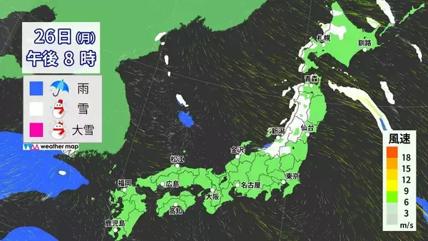 「【大雪情報】東海地方は週末に2回目のピーク “警報級大雪”も 名古屋は日曜日に降雪予想 最新の雪シミュレーション 愛知･岐阜･三重の天気予報」の画像