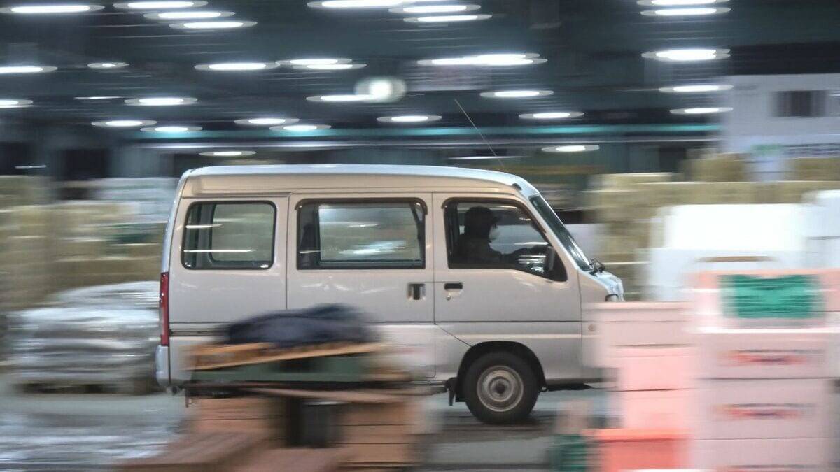 猛スピードのトラック どうなった？ ｢天然アユ｣初競りで1キロ35万円の活気見せる一方で…岐阜市中央卸売市場で問題の“運転マナー”