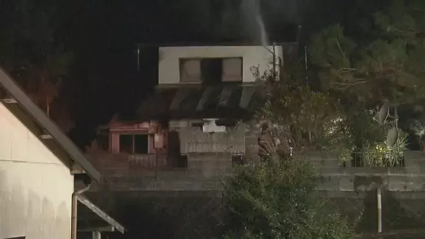 畑仕事をしていた男性｢建物が燃えている」70代夫婦が住む住宅で火事… 男性1人死亡 夫が逃げ遅れたか