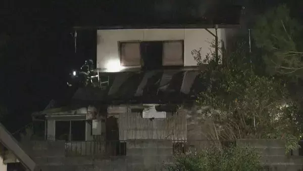 「畑仕事をしていた男性｢建物が燃えている」70代夫婦が住む住宅で火事… 男性1人死亡 夫が逃げ遅れたか」の画像