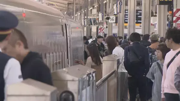 東海道新幹線 GWの予約状況 去年より8%増の153万席 ピークは下り5月2日･上り5月5日 JR東海