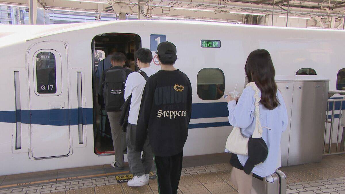 東海道新幹線 GWの予約状況 去年より8%増の153万席 ピークは下り5月2日･上り5月5日 JR東海