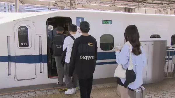 「東海道新幹線 GWの予約状況 去年より8%増の153万席 ピークは下り5月2日･上り5月5日 JR東海」の画像