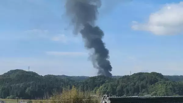 リチウムイオン電池の加工など行うリサイクル工場で火事 通報から約7時間後にほぼ消し止められる けが人の情報なし 岐阜・御嵩町