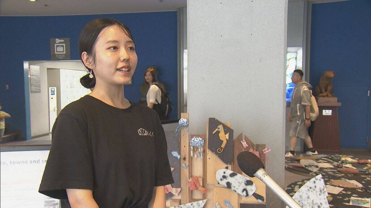 鳥羽水族館でアート展示　7月17日まで　海洋プラスチックや廃材で作ったラッコやクラゲなど２０点以上