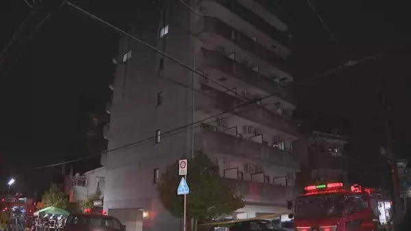 7階建てマンション3階の一室焼ける 住人とみられる40代くらいの男性 意識不明の状態で病院に運ばれる 名古屋・名東区