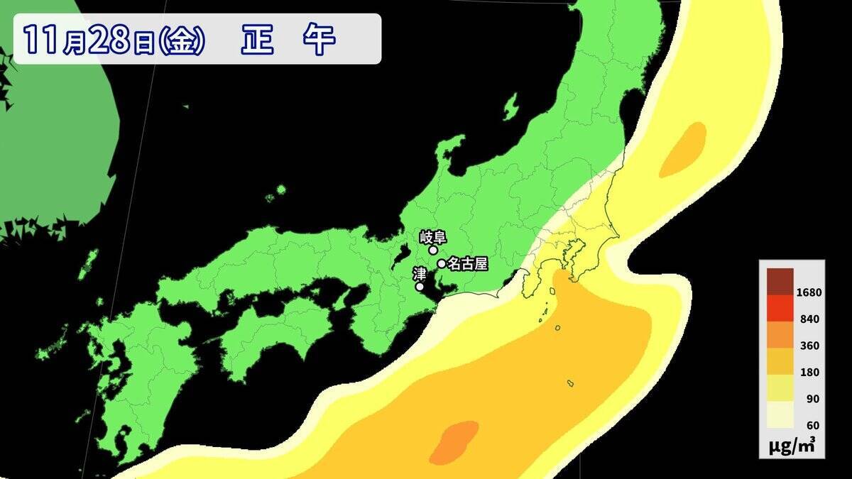 【黄砂情報】東海地方にも“季節外れの黄砂”がやってくる… いつどこで飛来？最新の予想 マスクや空気清浄機などで予防を