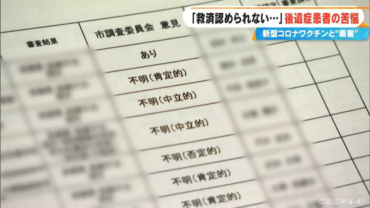 ｢元の体に戻りたい｣｢薬害だと思っている｣ “新型コロナワクチン後遺症”に悩む患者たち 救済されずかさむ医療負担【“ワクチン後遺症”を考える シリーズ14】