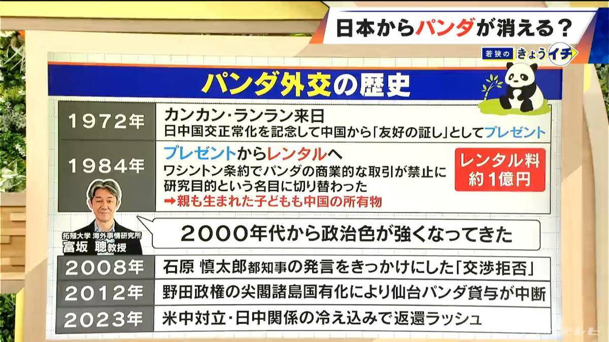 日本からパンダが消える？来年1月から｢ゼロパンダ｣状態に…パンダが再び日本に来るのが厳しい“3つの理由”も