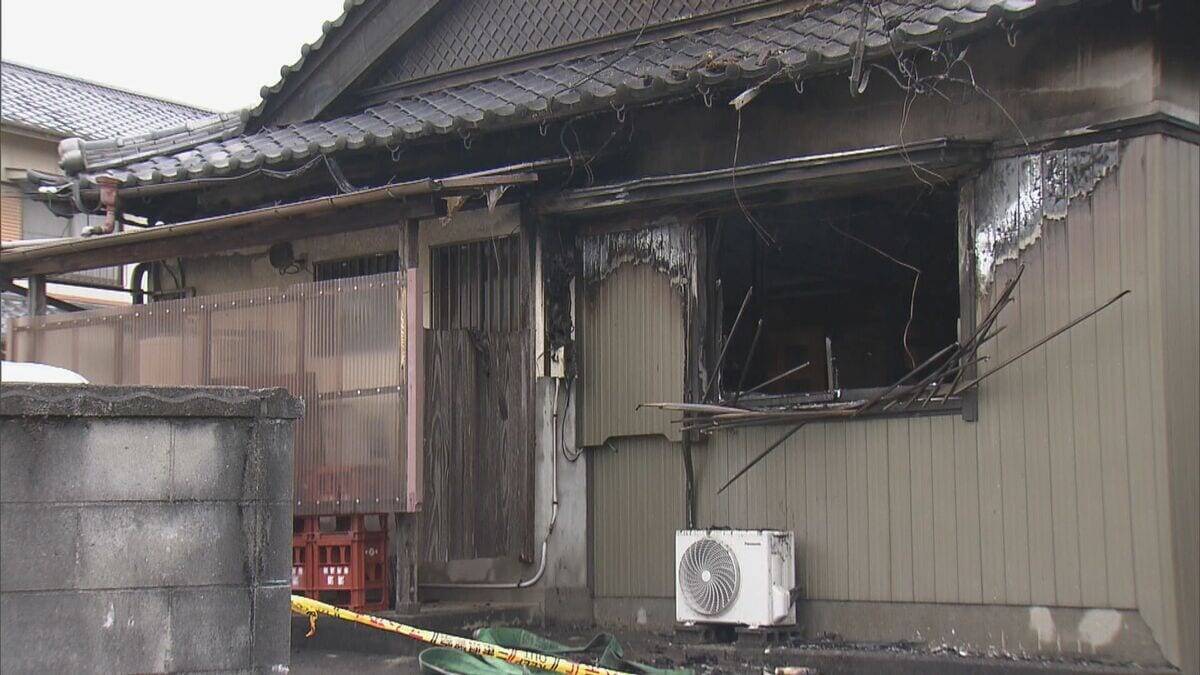 焼け跡から1人の遺体見つかる  一人暮らしの94歳女性か 三重･鈴鹿市で住宅火災