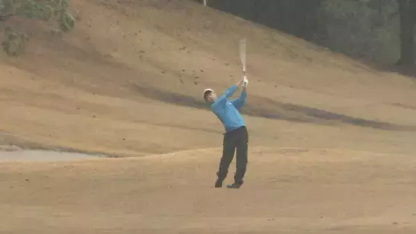 ｢中日クラウンズ｣出場権をかけたゴルフ大会始まる 全国からプロアマ119人が出場し雨の中熱戦  岐阜･可児市