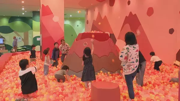地球・自然が学べる「ちきゅうのにわ」愛知県に初出店 「火山」や「氷山」など10のエリア 0歳から12歳の子どもが楽しめる 愛知・一宮市