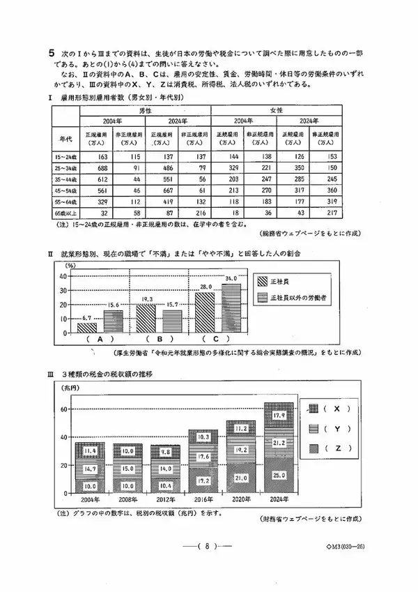 「愛知県公立高校入試2026「社会」の試験問題・解答「“明治”への改元に至るまでの薩摩藩の動きについて述べた文として最も適当なものは…」など全問掲載」の画像