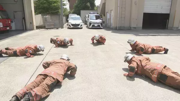 「暑さに体を慣らす｢暑熱順化｣ 本格的な夏を前に熱中症予防のトレーニング 消防隊員と一緒に体験してみると」の画像