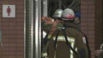 なぜ？真夜中に公衆トイレの一部が焼ける 名古屋の市政資料館…けが人なし 警察が放火の可能性もあるとみて調べる