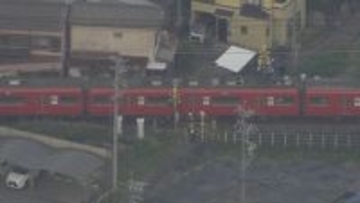 1歳男児が列車にはねられる 1人で踏切に立ち入ったか… 男児は意識不明 名鉄名古屋本線 岐阜･岐南町