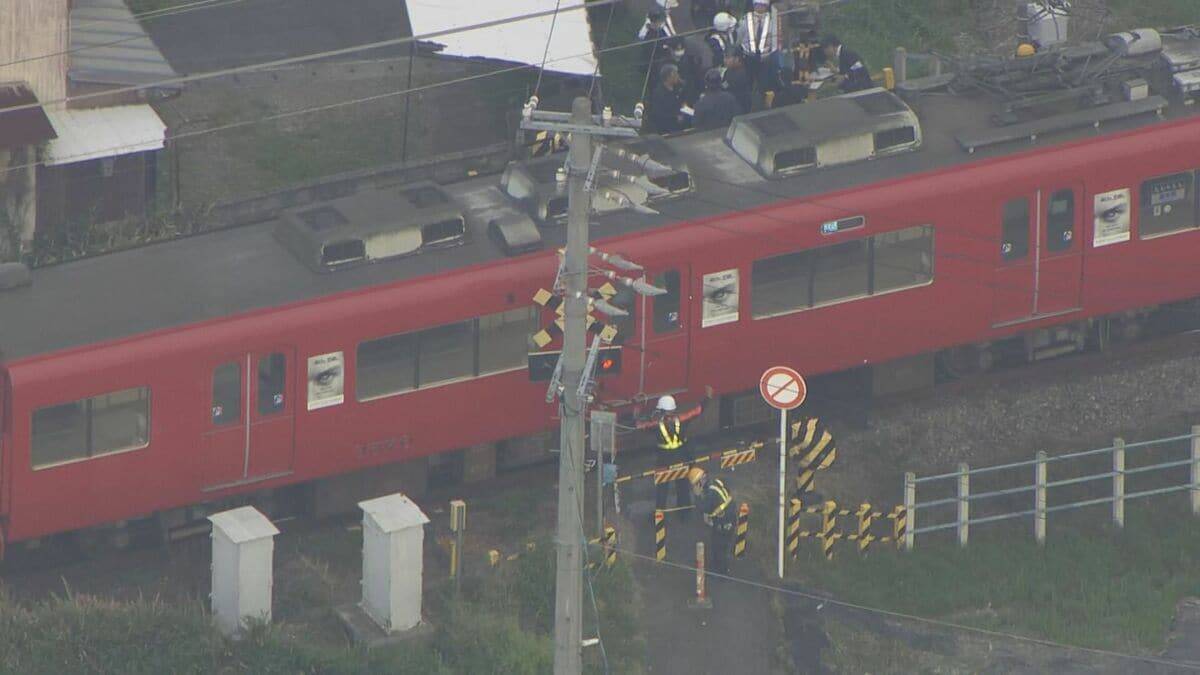 1歳男児が列車にはねられる 1人で踏切に立ち入ったか… 男児は意識不明 名鉄名古屋本線 岐阜･岐南町
