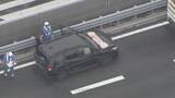 「【速報】名神高速上り線の一宮IC付近で観光バスとトラックと乗用車あわせて3台がからむ事故 バスの乗客にけがはない模様」の画像2