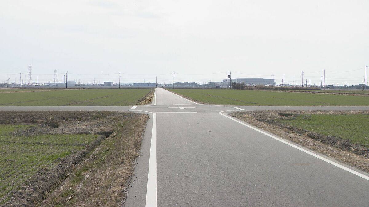 軽トラックと乗用車が出合い頭に衝突 はずみで2台とも田んぼへ… 軽トラックの82歳男性が死亡 愛知･飛島村