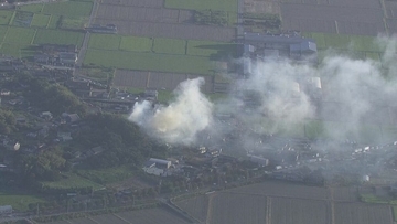 【速報】住宅から｢黒煙が見える｣ 消防に通報相次ぐ 高齢女性が1人で住んでいたか 愛知･西尾市