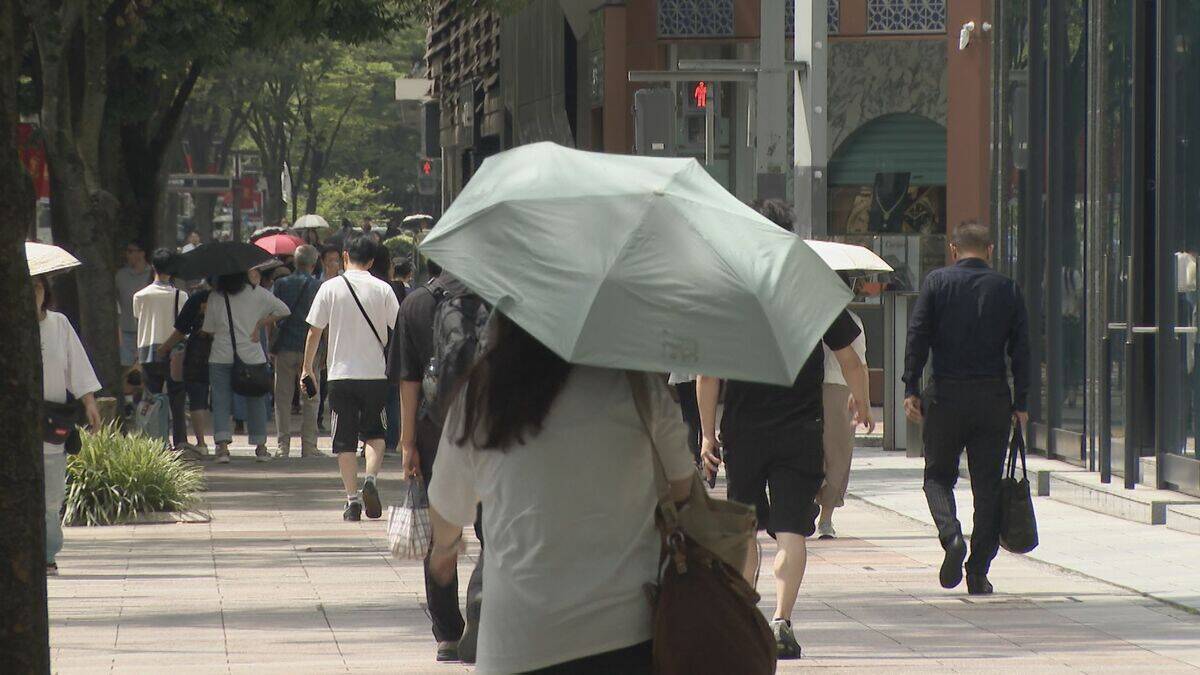 熱中症警戒　名古屋・岐阜・津で最高38℃予想