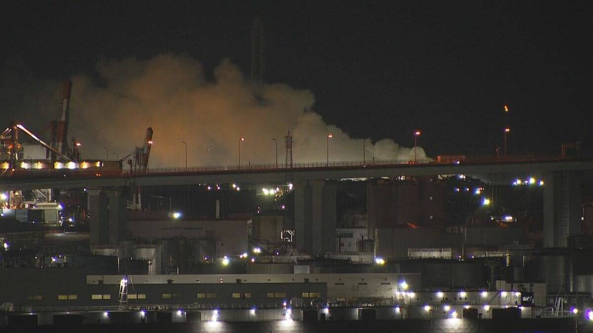 愛知･東海市の大同特殊鋼 知多工場の火事は約37時間経っても鎮火せず 自動車部品の鋼材などを生産する工場は稼働