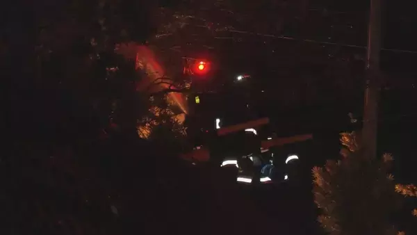 【速報】「山で炎が上がっている」愛知・岡崎市の産業廃棄物を扱う工場で火事　火は付近の山に燃え広がる　出火から約7時間後にほぼ消し止められる