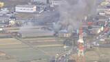 「【速報】｢火と黒煙が見える｣ 愛知･みよし市で火事 延焼中 燃えているのは倉庫か けが人の有無など確認中」の画像1