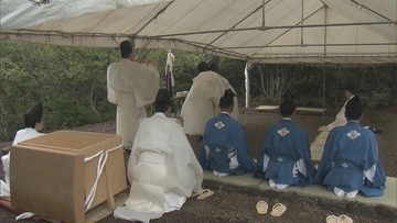 約1000万体の神札に納められる木材を切り出し 伊勢神宮で｢大麻用材伐始祭｣