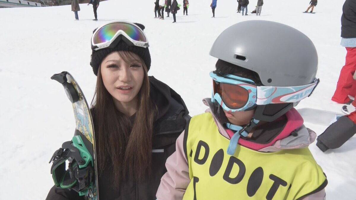 ｢オリンピック見て滑りたいと思った｣ 日本のメダルラッシュでスノーボード教室大人気 3連休は去年の倍に 岐阜･高鷲スノーパーク