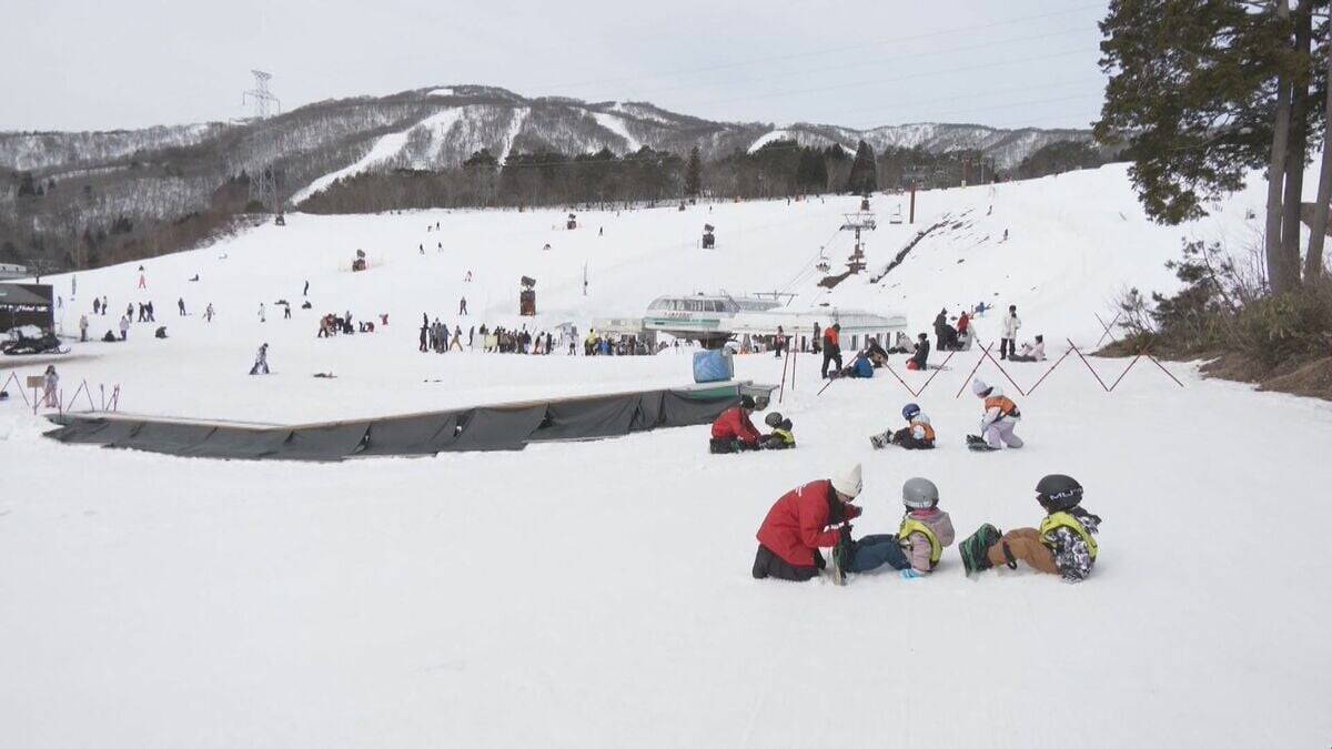 ｢オリンピック見て滑りたいと思った｣ 日本のメダルラッシュでスノーボード教室大人気 3連休は去年の倍に 岐阜･高鷲スノーパーク