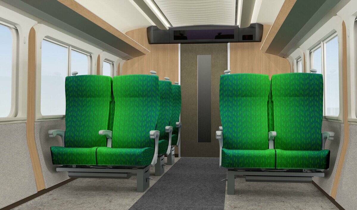 特急｢しなの｣ 新型車両385系のデザイン公開 信濃･木曽･美濃などの沿線をイメージ ｢ジャイロセンサー｣を使用した次世代の振り子式で乗り心地向上